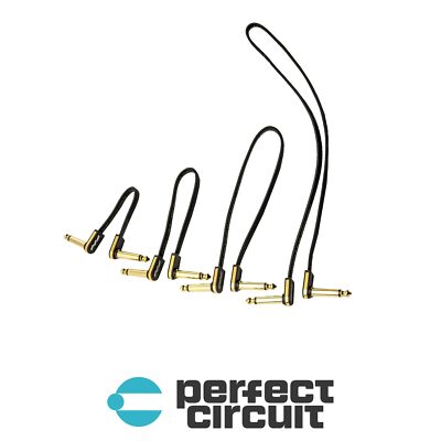 EBS PG Premium Gold 1/4'' Flat Patch - 28CM CABLE - NEW - PERFECT CIRCUIT