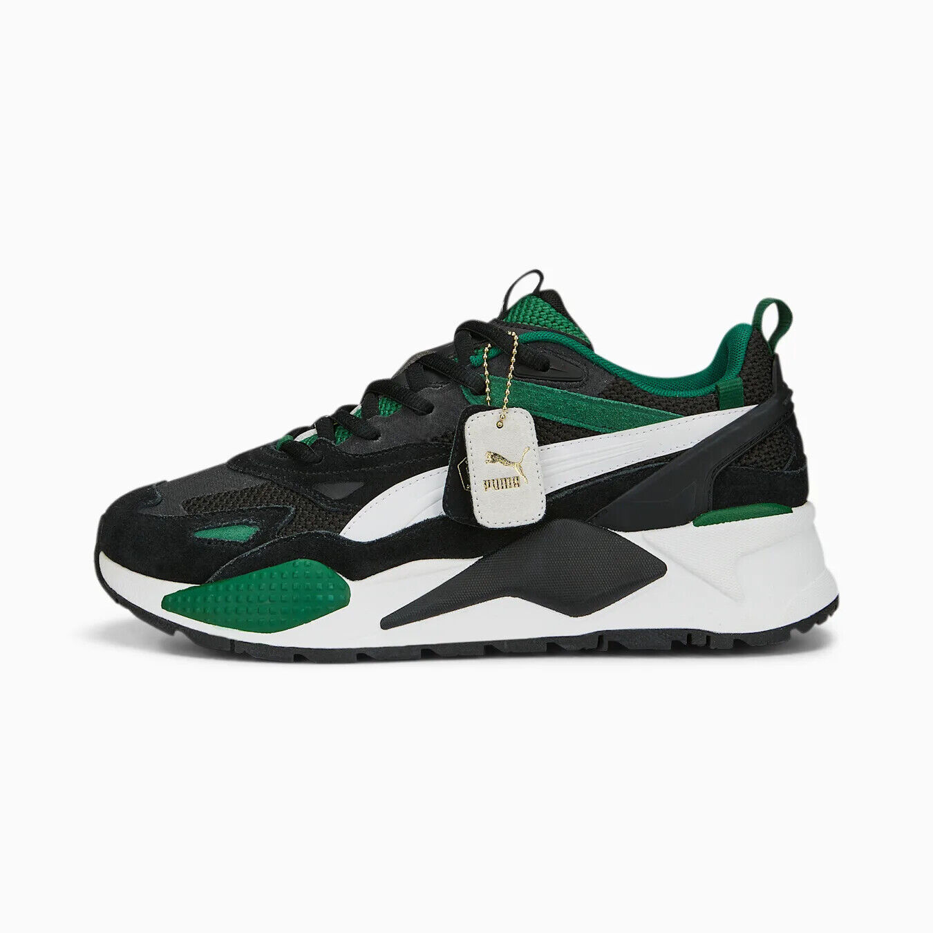 Pre-owned Puma Rs-x Efekt Archive Remastered Sneakers In Black And Green In  Black-vine