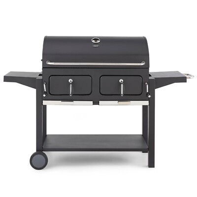Tower Ignite Duo XL BBQ Grill with Adjustable Grill, Temperature Gauge T978510
