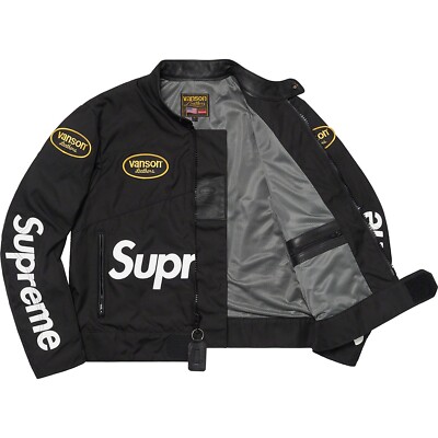Supreme vanson leather jacket retail new arrivals