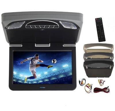 Audiovox Digital Flip Overhead 13.3'' Monitor Built-in DVD HDMI USB (MTGBAVX13)