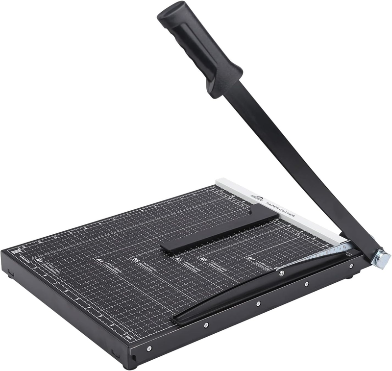 Guillotina Cortadora De Papel Tablero De Corte Capacidad 15 Pulg Negro Brillante