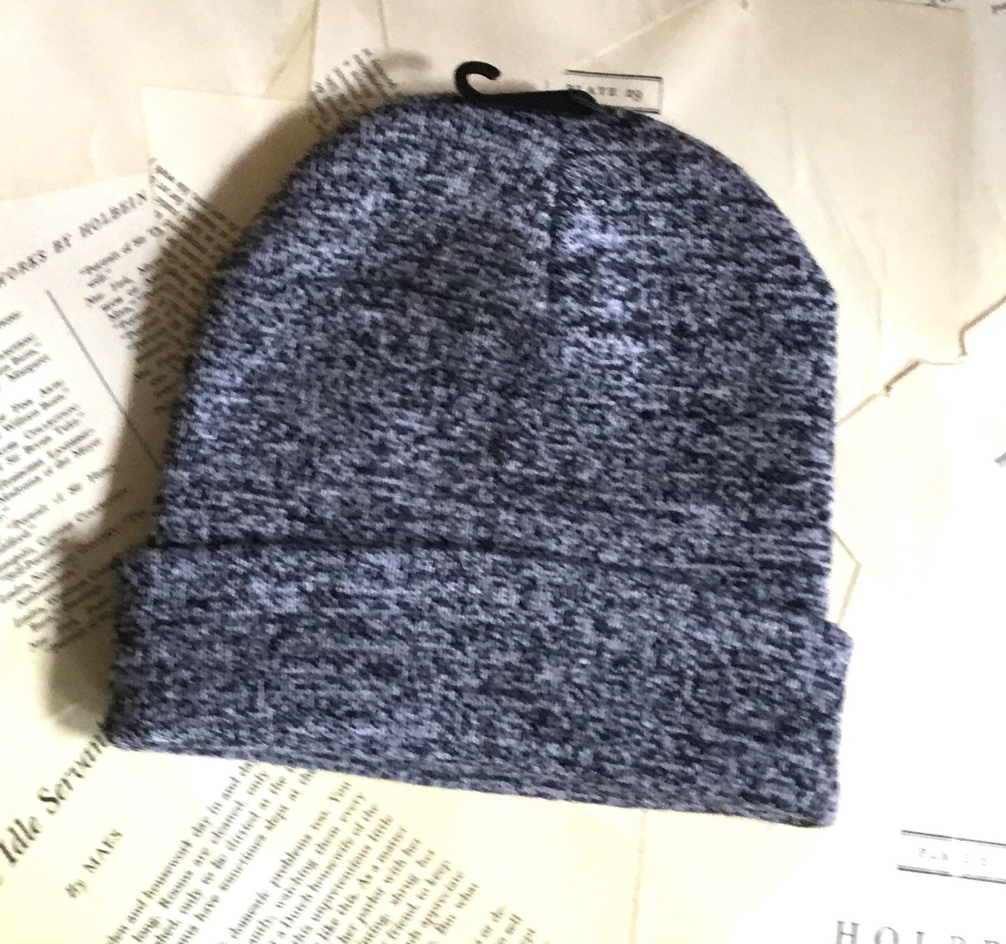 

Шапка-бини Urban Outfitters, черно-белая, вереск, регулируемые манжеты, унисекс, O/S, НОВИНКА, Black white
