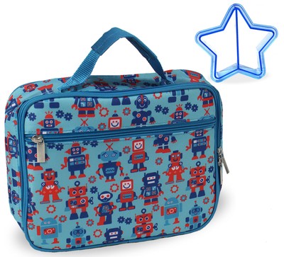 robot lunch bag