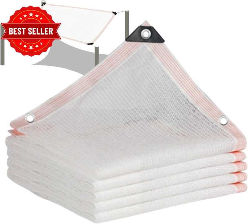 Shade Cloth for Garden,80% Mesh Tarp with Grommets Shade Cloth for Greenhouse,Pa