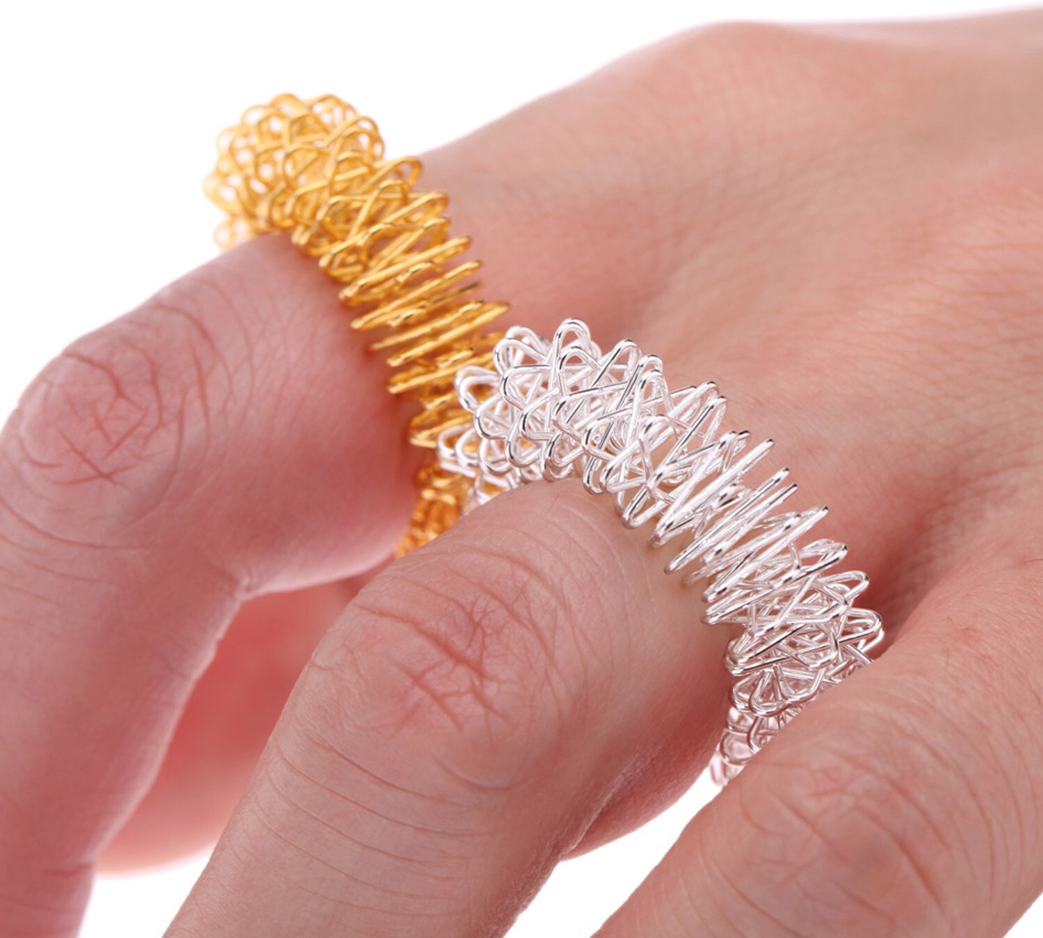 су джок кольцо. массажёр металл для пальцев рук. массажёр набор су джок (2 кольца+шарик). суджок массажёр кольцо. кольцо массажер для пальцев рук су джок.