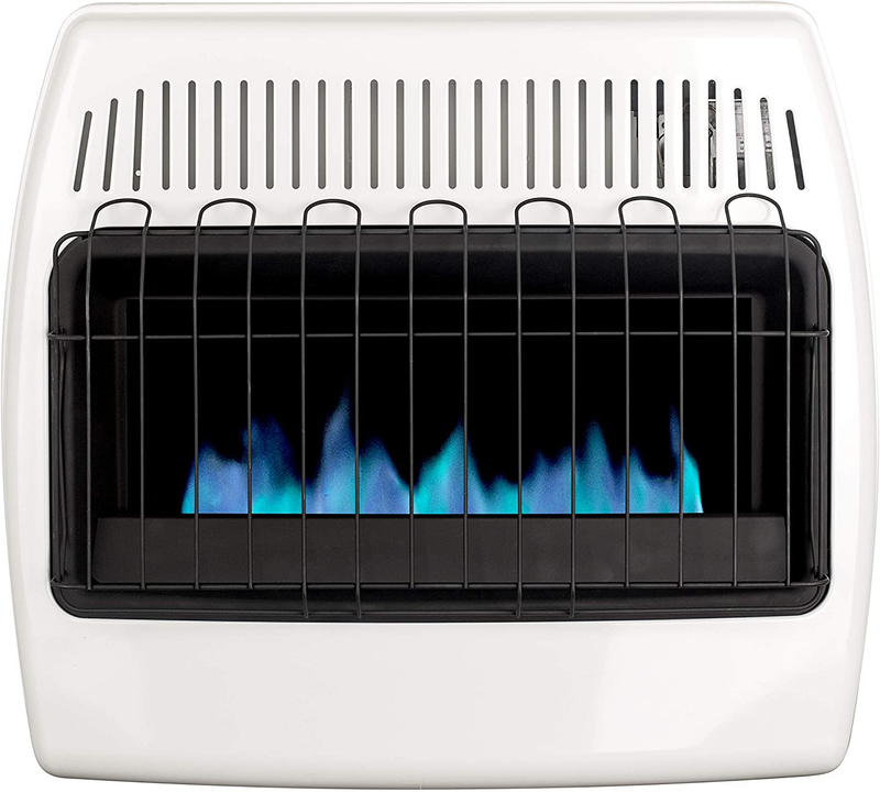 30,000 BTU Liquid Propane Blue Flame Vent Free Wall Heater, 