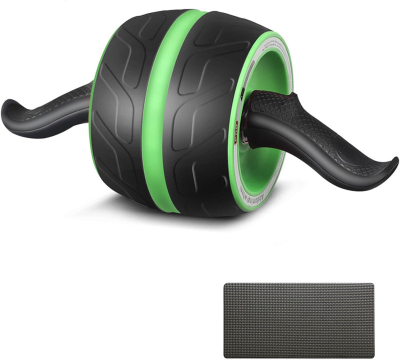 AB Wheel Roller with Resistance Spring, Automatic Rebound Exercise Abdominal