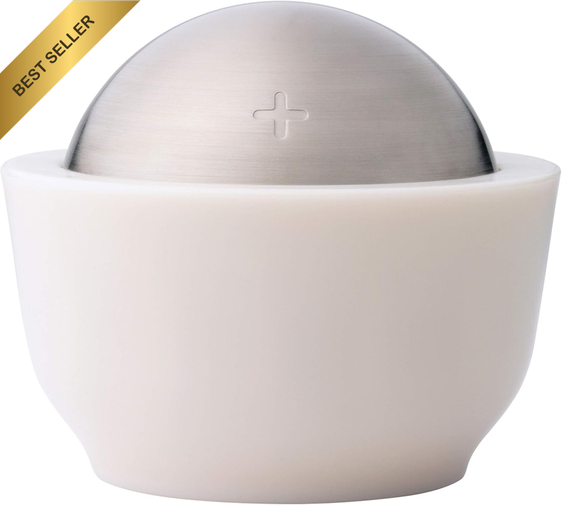 Dash Salt Cellar with Flip Top Cover, Coconut