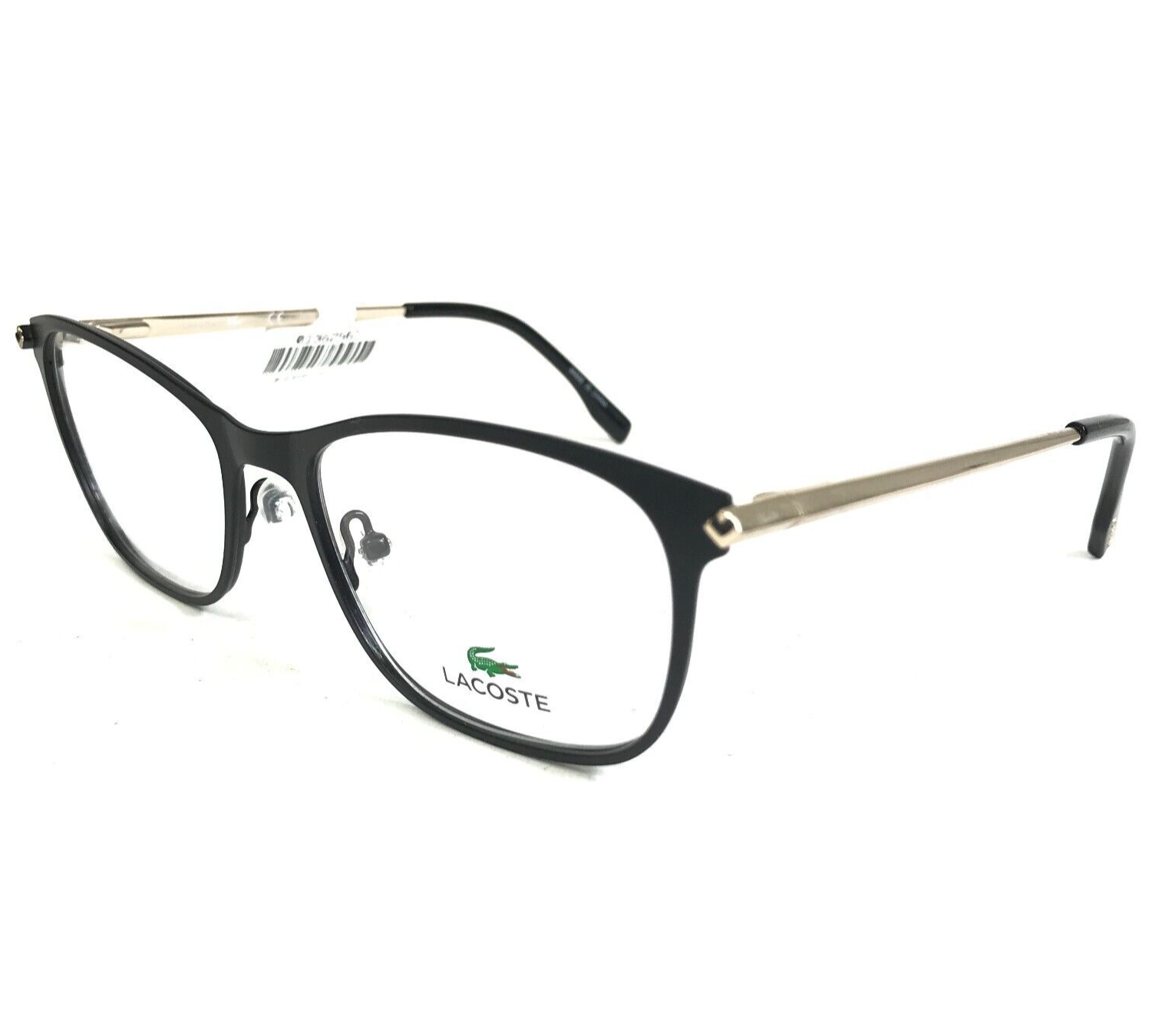 Lacoste キャットアイフレムメカネ L2983 001 Lacoste L2983 Women Black Cat Eye Eyeglasses – Otticanet USA
