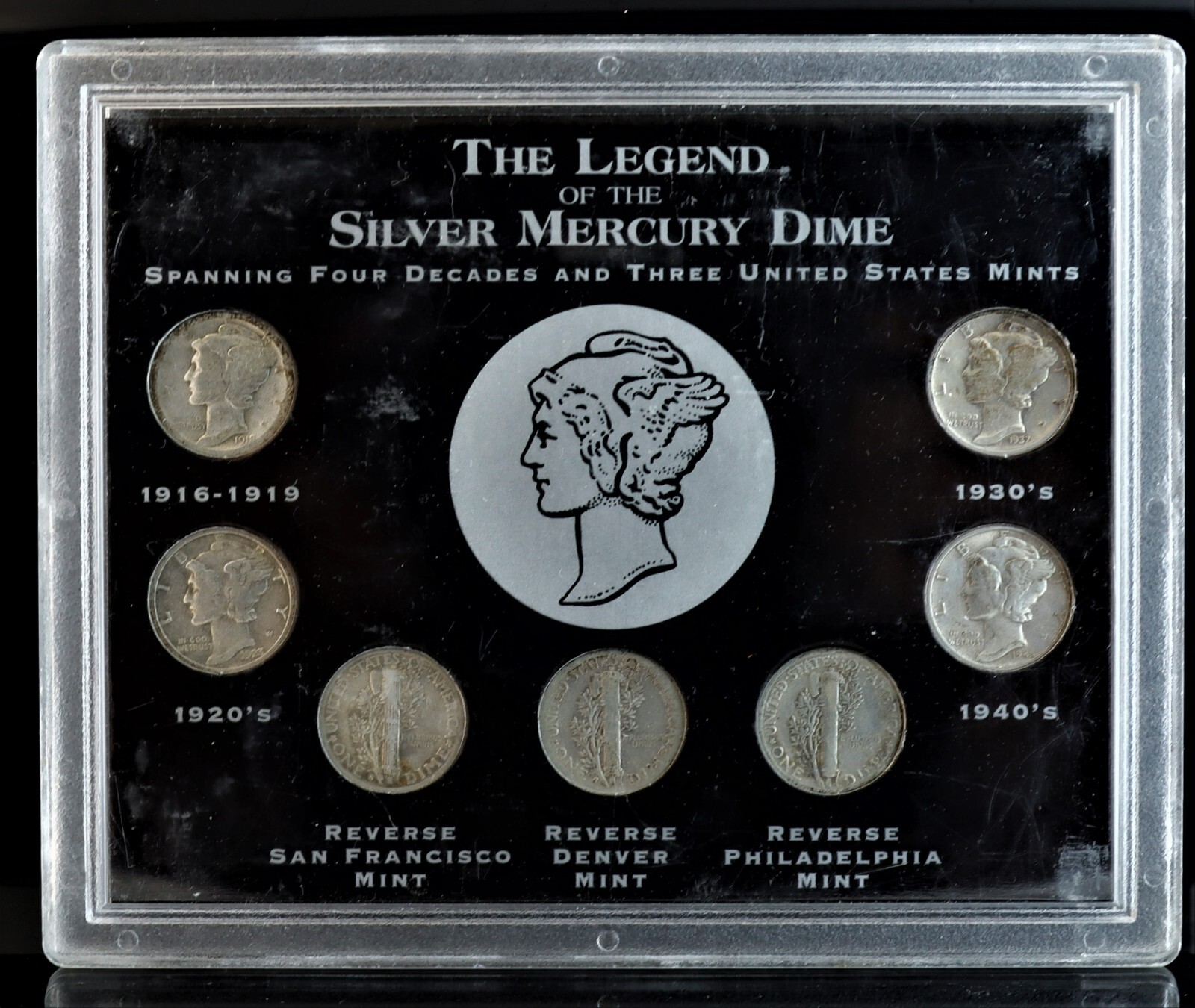 マーキュリーダイム アメリカ 銀貨 50枚セットMercury dime USA 1916-1945 90% Silver Mercury Dime Coin - Brilliant