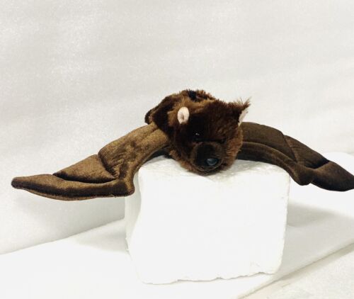 Aurora Brown Bat 11” Flopsie Plush Stuffed Animal Toy EUC