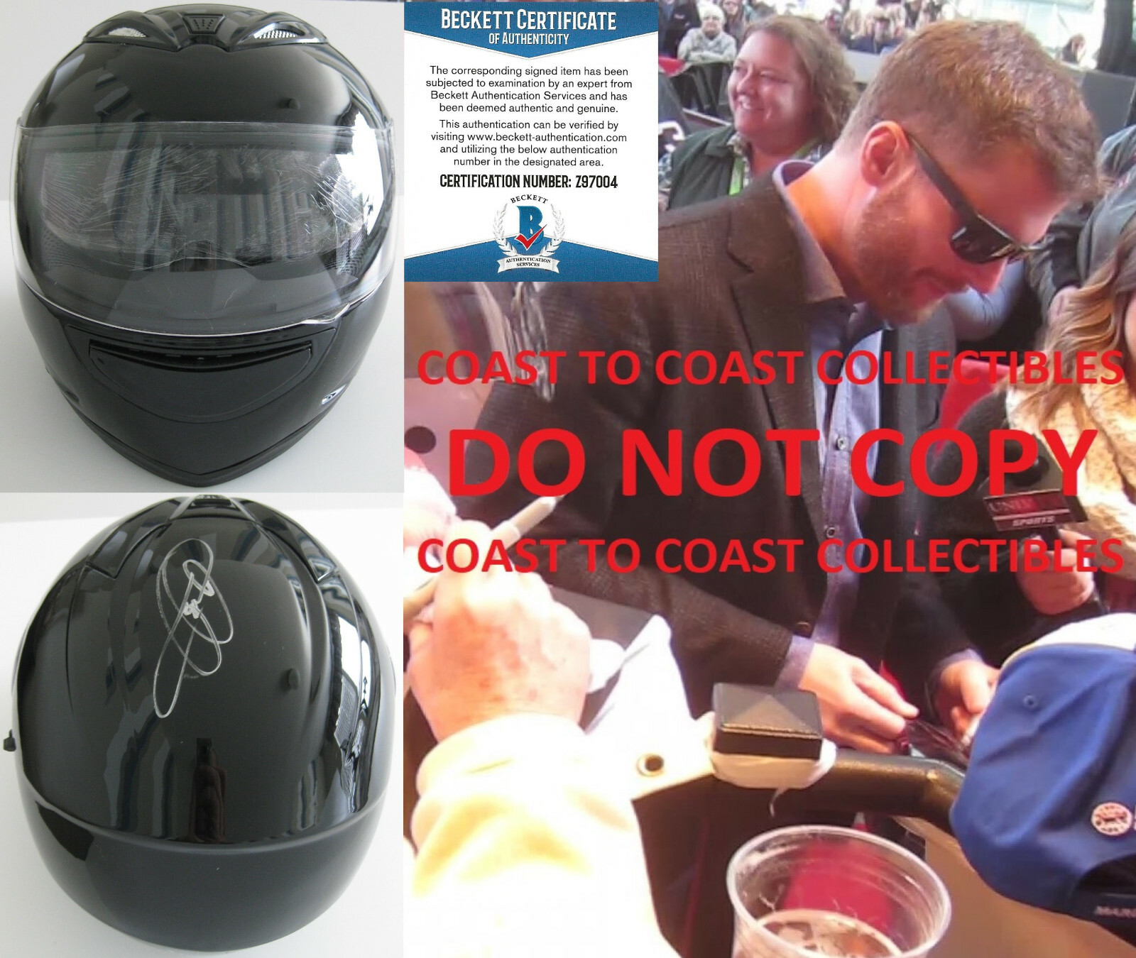 Dale Earnhardt Jr Nascar Driver signed autographed full size helmet proof Beckett COA Dale Earnhardt Jr Nascar Driver signed autographed full size helmet proof Beckett COA
