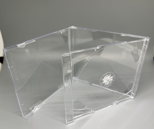 25 Top Quality 10.4mm Rare Brilliant Double 2CD Jewel Case, Super Clear,BR2CD-SC