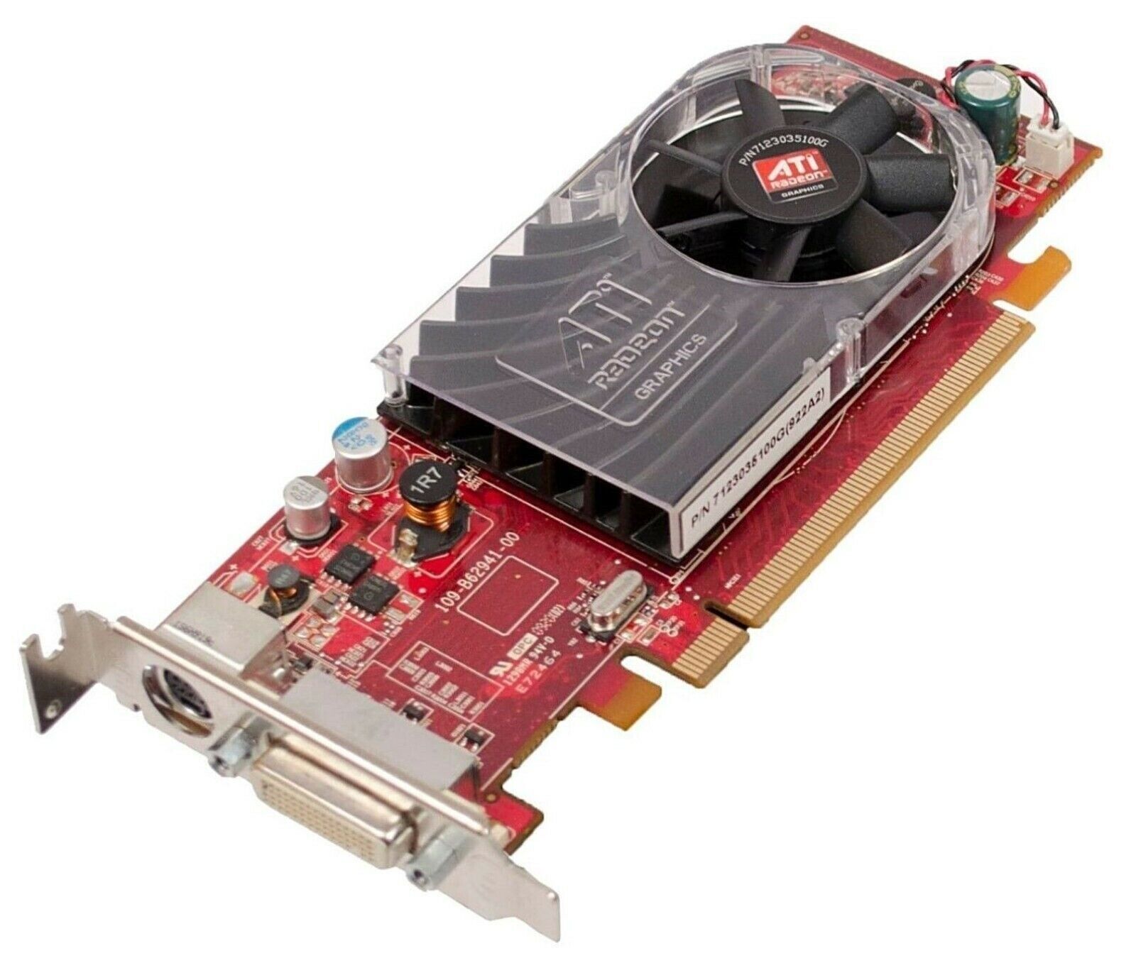 ATI RADEON HD 2400 XT 256 MB MODEL109-B27631-00 PCI-E DMS-59 ATI RADEON HD 2400 XT 256 MB MODEL109-B27631-00 PCI-E DMS-59