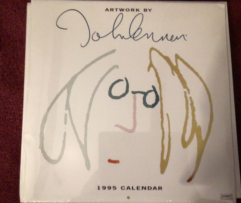 Artwork By John Lennon 1995 Calendar Sealed