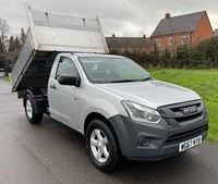 2017 Isuzu D-Max 1.9TD Silver Single Cab Tipper 4x2 2WD - 45,410 Miles - No VAT