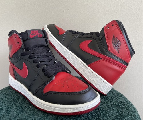 Rare 2016 Nike Air Jordan 1 Retro High OG GS Banned Sz 4.5Y Rare 2016 Nike Air Jordan 1 Retro High OG GS Banned Sz 4.5Y