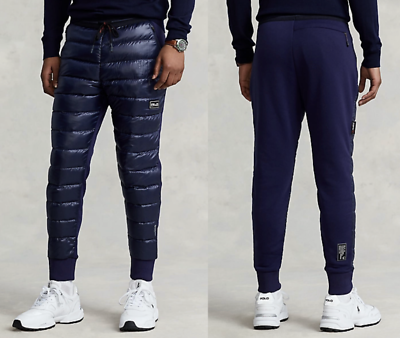 POLO RALPH LAUREN HYBRID DOWN JOGGER DOWN JOGGING PANTS RIPSTOP PANTS JOGGER M