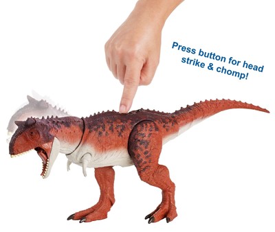 Jurassic World Action Attack Carnotaurus Figure