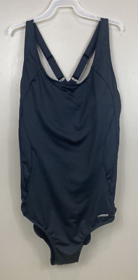 NWOT EWEDOOS Black Tagless Tank One Piece Swimsuit Size 2X