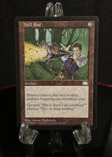 MTG Null Rod Weatherlight Rare NM-LP See Pics Clean English