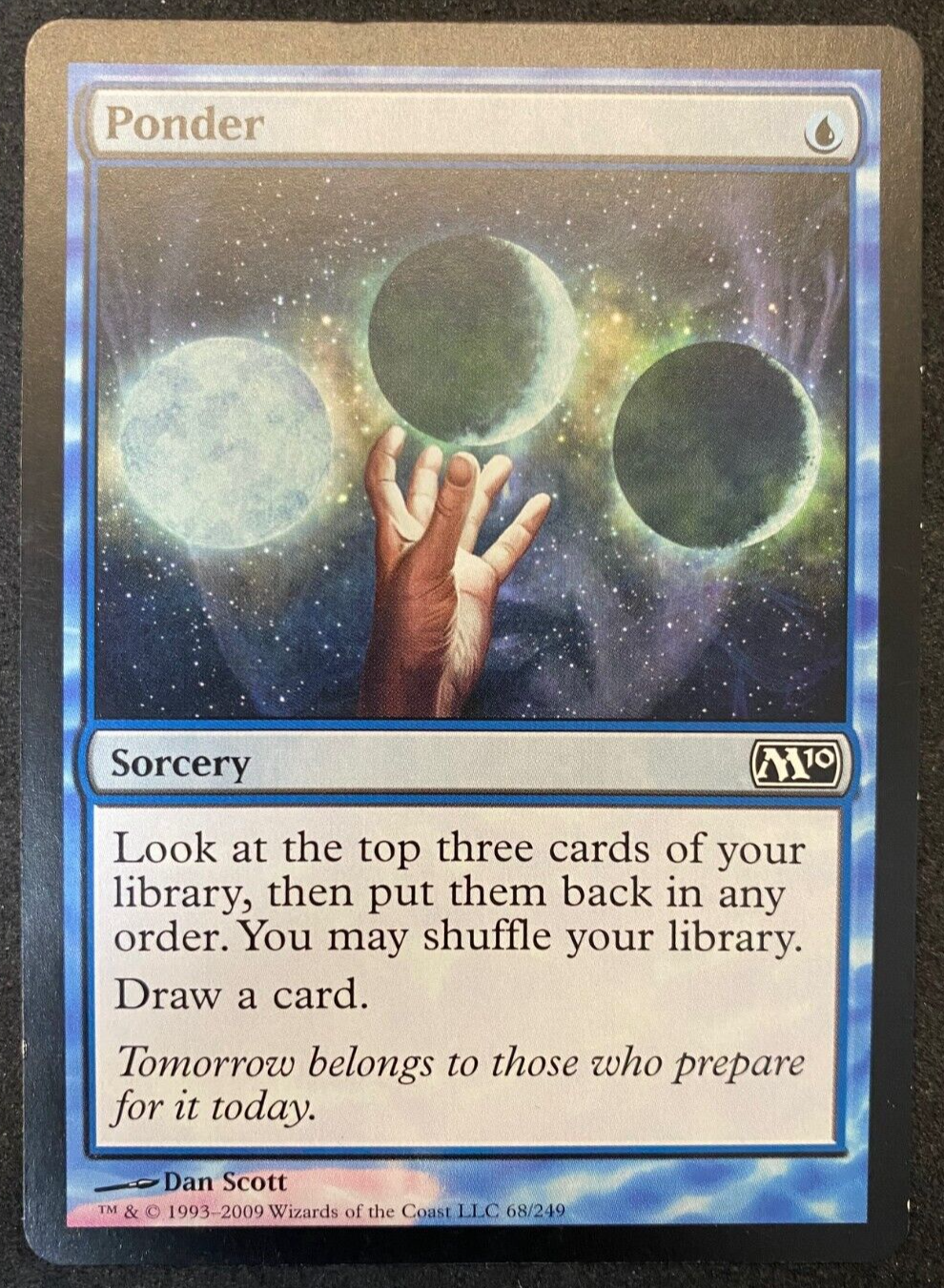 Ponder - MTG Magic the Gathering - Magic 2010 - Misprint