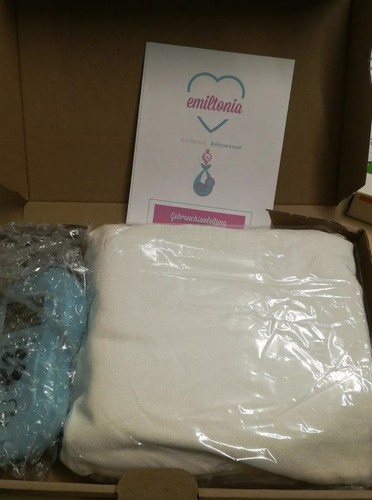 Emiltonia Babywaage mit Tuch / Wiegetasche Digitalwaage, Baby bis 6 kg