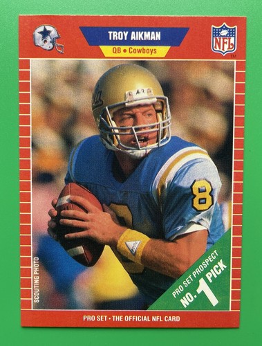 その他 TROY AIKMAN ROOKIE bgs9.5 Troy Aikman Autographed 1989 Score Rookie Card #270 Dallas