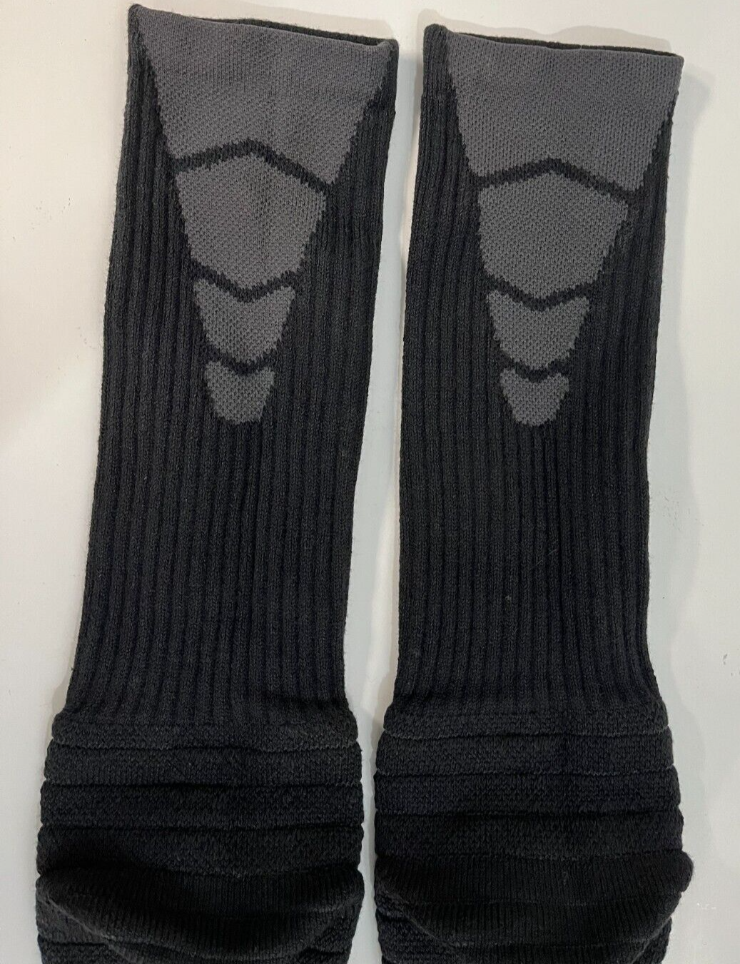 Nike Blk Sport Cushion Elite Crew Dri-Fit Socks size Large ~ PSX300 900