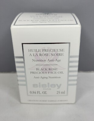 Sisley Black Rose Precious Face Oil Anti-Aging Nutrition ~0.84 oz / 25 ml NEW