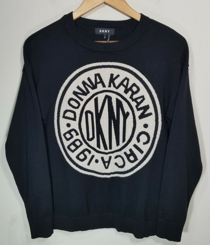 ダナキャランニューヨーク Dkny 【 Logo Velvet Crew Neck Sweater Womens Women 】 レディース $_12.JPG?set_id=880000500F