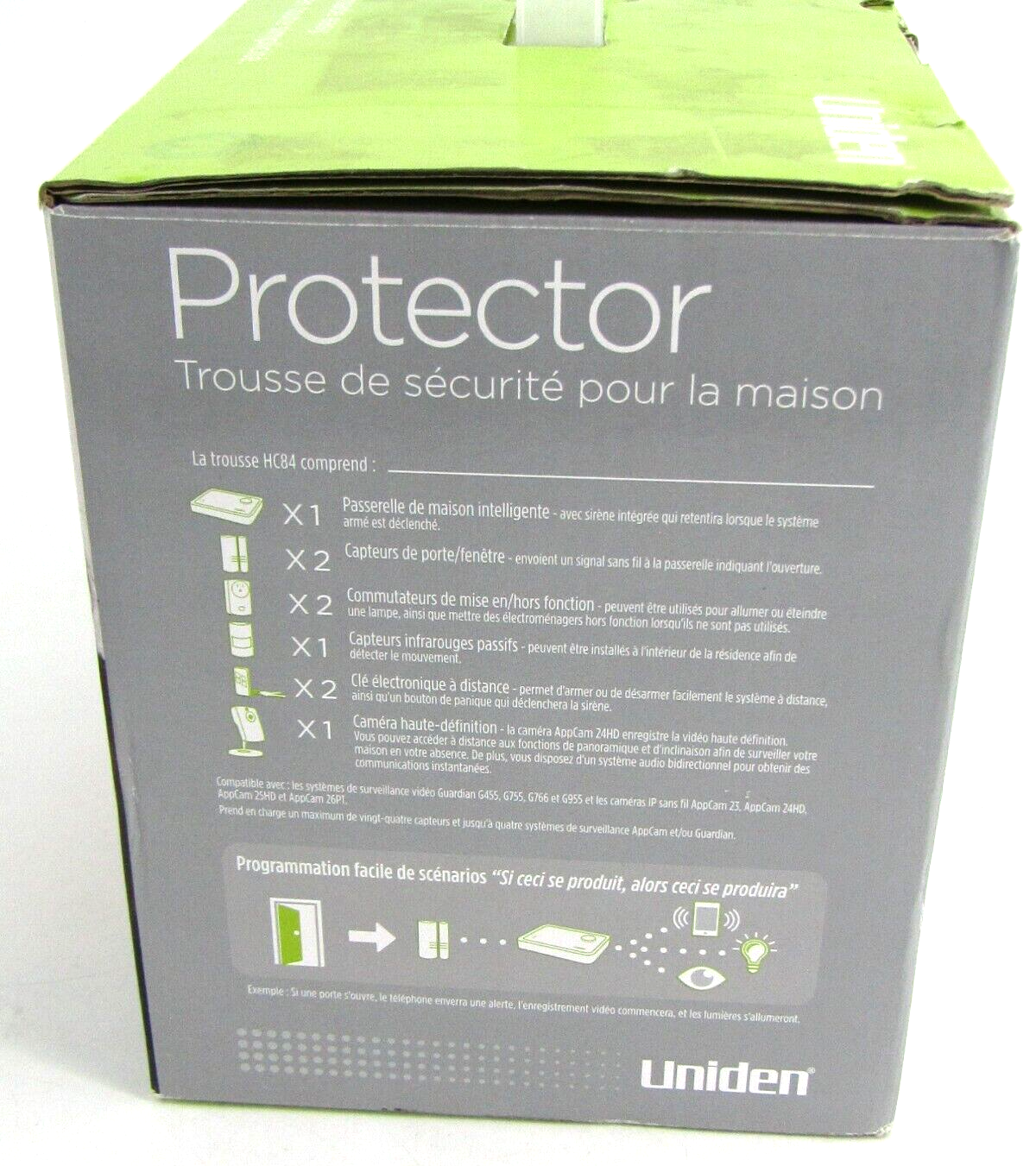 Uniden HC84 Video Surveillance Uniden Smart Home Security System Kit Indoor DIY