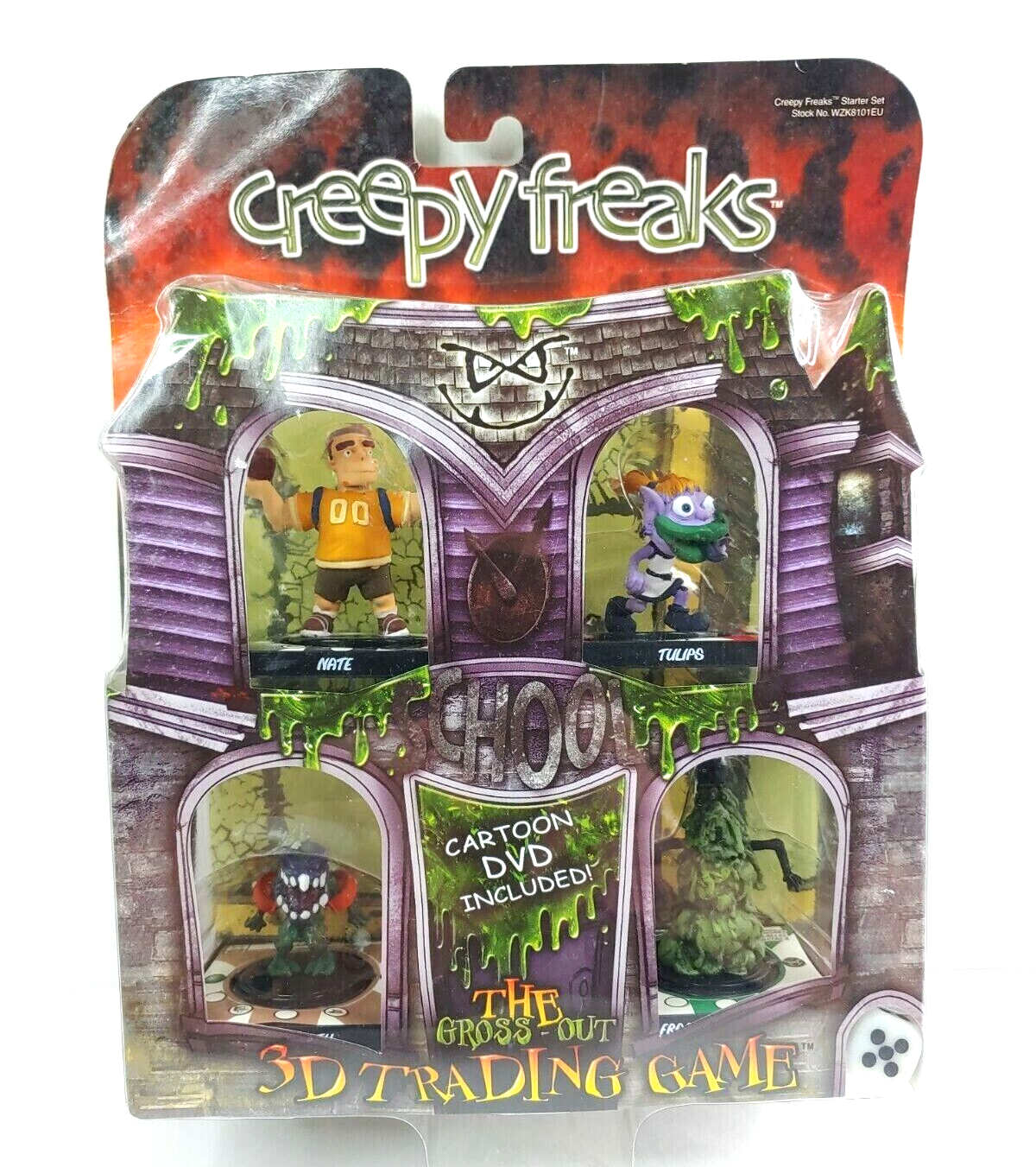 CREEPY FREAKS THE GROSS OUT 3D TRADING GAME W/DVD | eBay