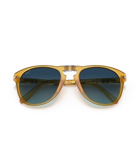 Pre-owned Persol 714 Steve Mcqueen 714sm Folding Polarized Sunglasses C. 204/s3 In Yellow