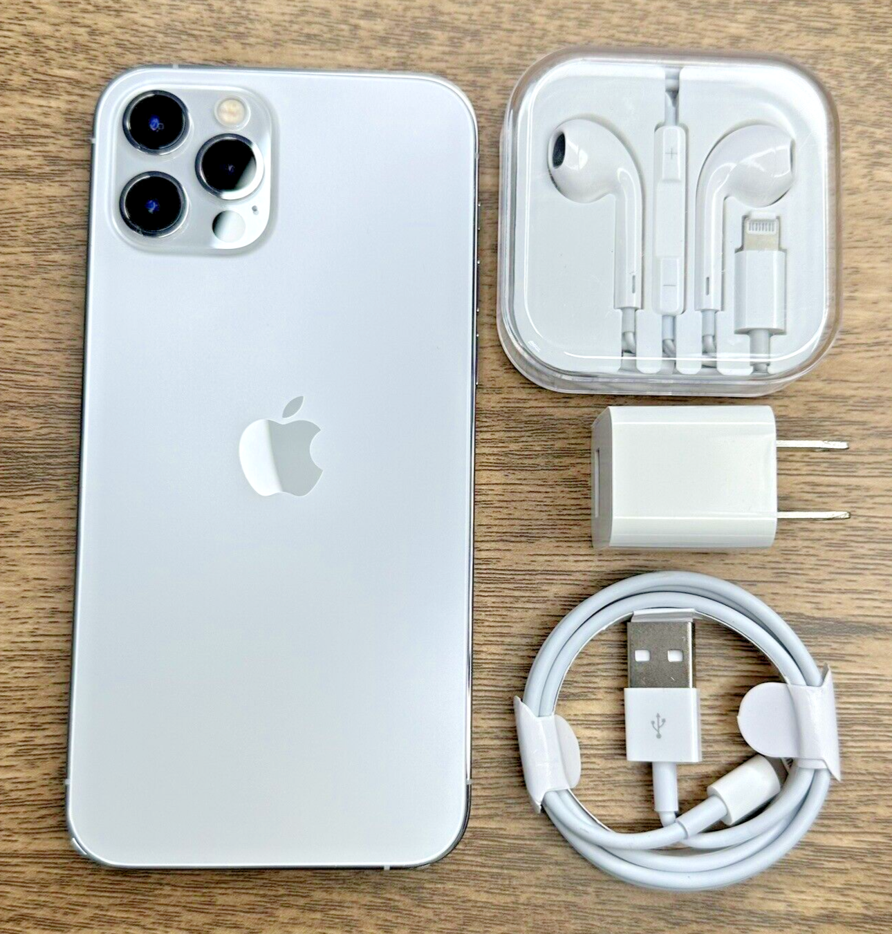 Apple iPhone 12 Pro Max - 128GB - Silver (Factory Unlocked Apple iPhone 12 Pro Max - 128GB - Silver (Factory Unlocked