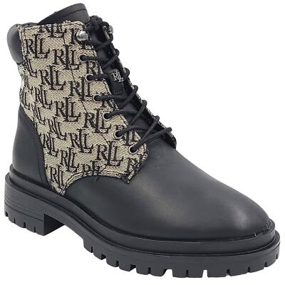 Lauren Ralph Lauren Women Combat Boots Carlee Size US 5.5B