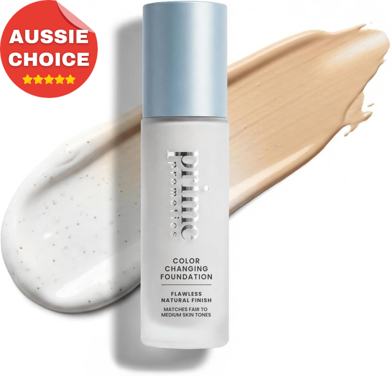 Color Changing Foundation Mature Women Adapts Skin Tone Buildable 12 Hour Wear