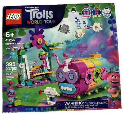 Lego Trolls World Tour Rainbow Caterbus (41256) Building Kit 395 PCS Retired Set