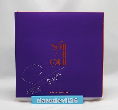 solar ソラ spit it out サイン入り Mamamoo Solar 1st Single Album Spit It Out Signed
