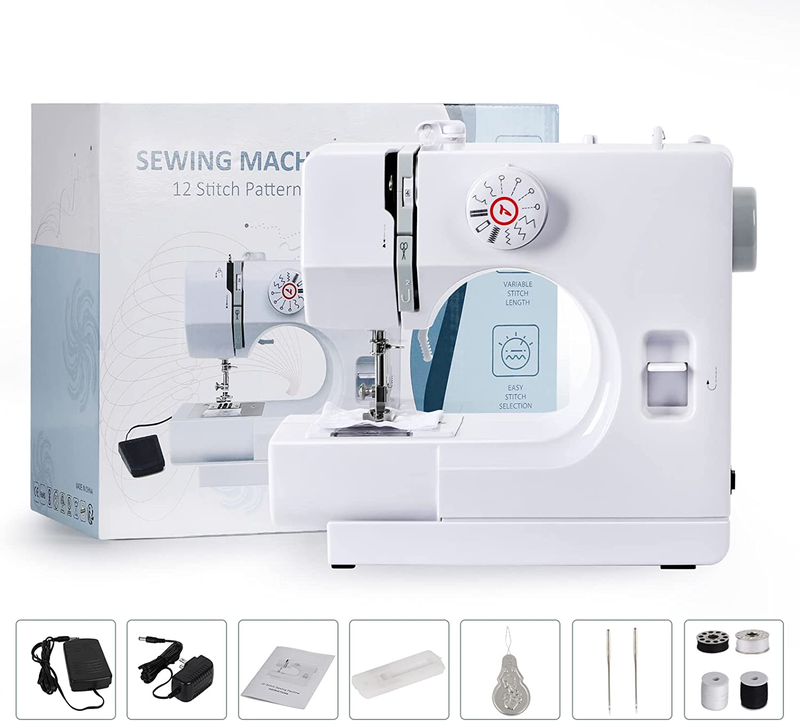 Mini Sewing Machine for Beginners Crafting Mending Heavy