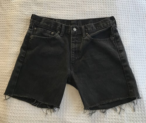 パンツ levi's 550 black denim shorts student パンツ levi's 550 black denim shorts student Levi's Men's