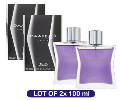 Lot of 2 Daarej Pour Homme by Rasasi 100ml Spray - Free Express Shipping SEALED