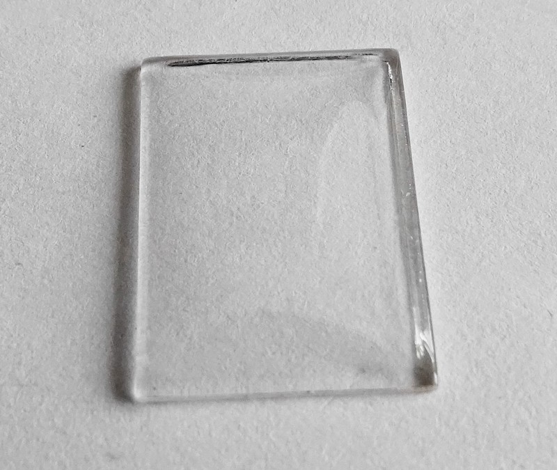 Verre Montre Rectangle 20 X 25 Mm Pyramidal
