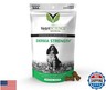 VetriScience Derma Strength Healthy Skin and Coat Chews with Omega 3, 6 and 9 for Dogs, 70 Chews - Can Reduce Shedding and Support Skin Health