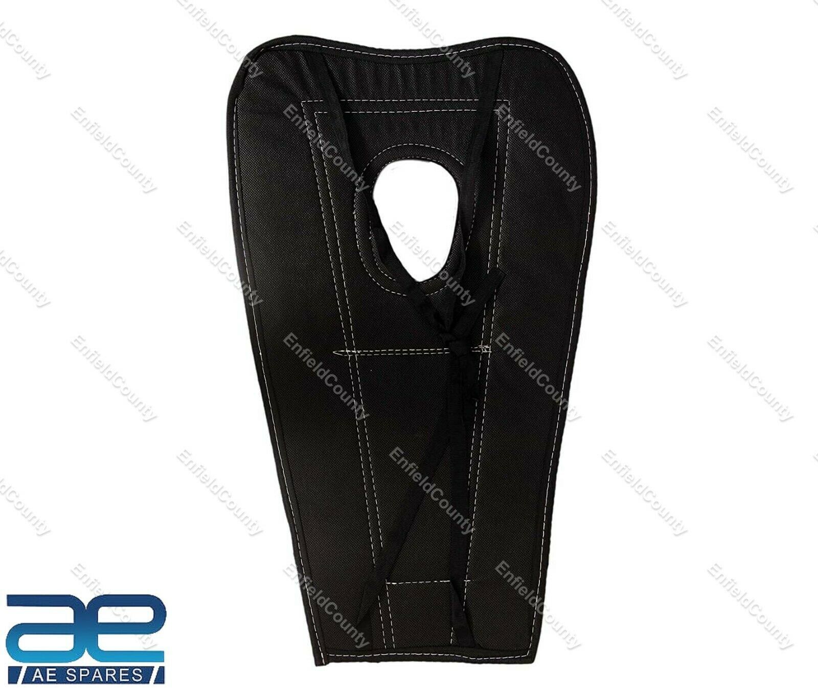Tank Cover Faux Leather Black For Royal Enfield Bullet Classic 350 500 