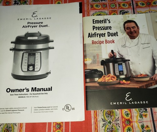 Emeril Lagasse Y8D-AF-36 8-Quart 12-in-1 Pressure Air Fryer Duet