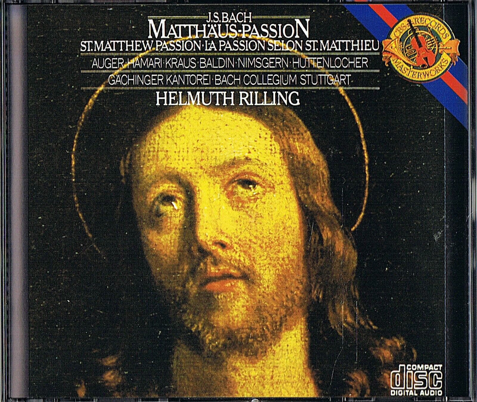 Johann Sebastian Bach-Matthäus-Passion Gäching - 3 CD Box-116 S. Booklet-s.Fotos