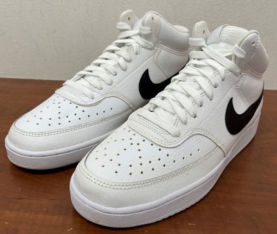 

Мужские кроссовки Nike Court Vision Mid White / Black — White (CD5466 101) —, White / black - white