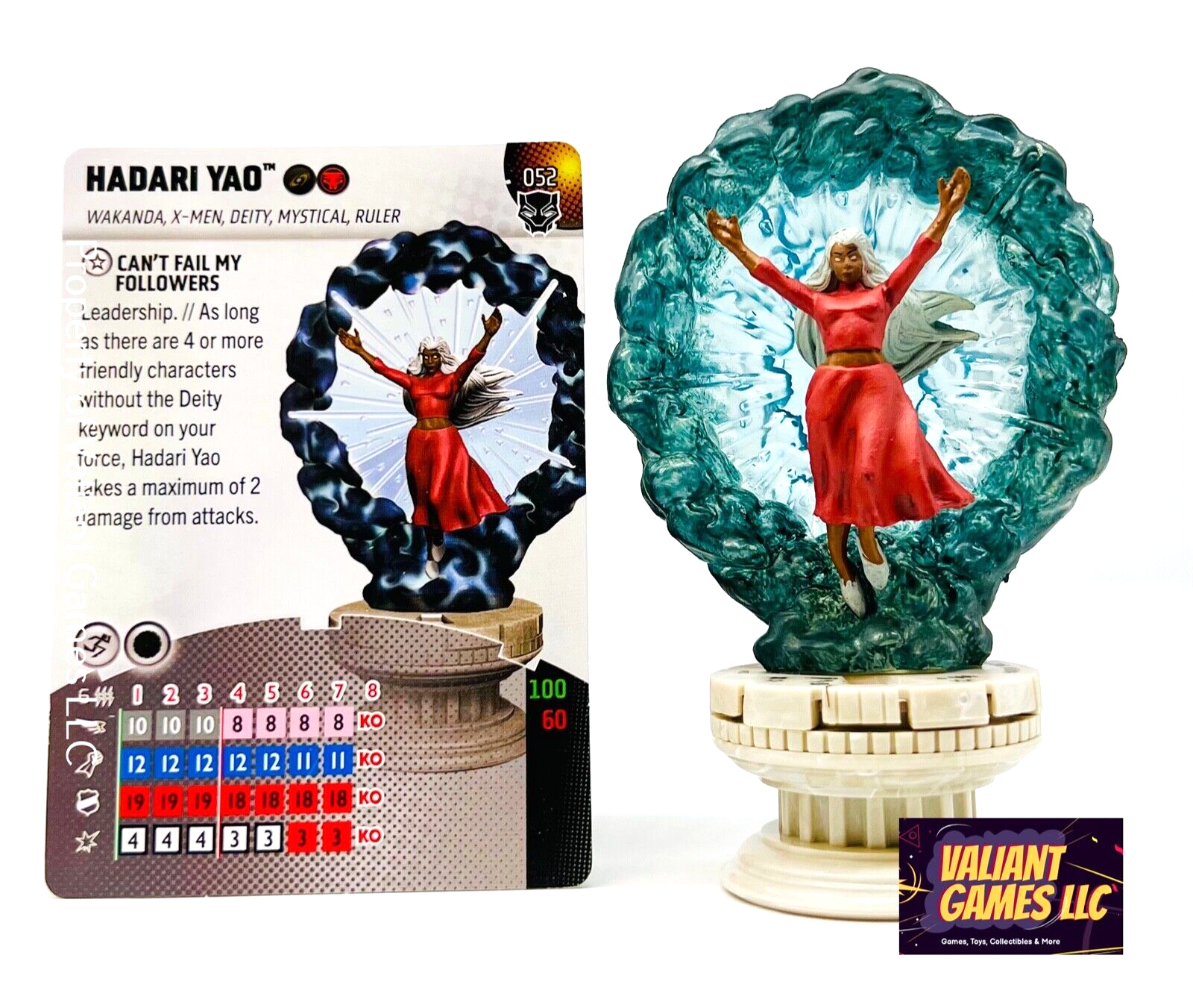 Marvel Heroclix Hadari Yao #052 w/ Card Black Panther Set | eBay